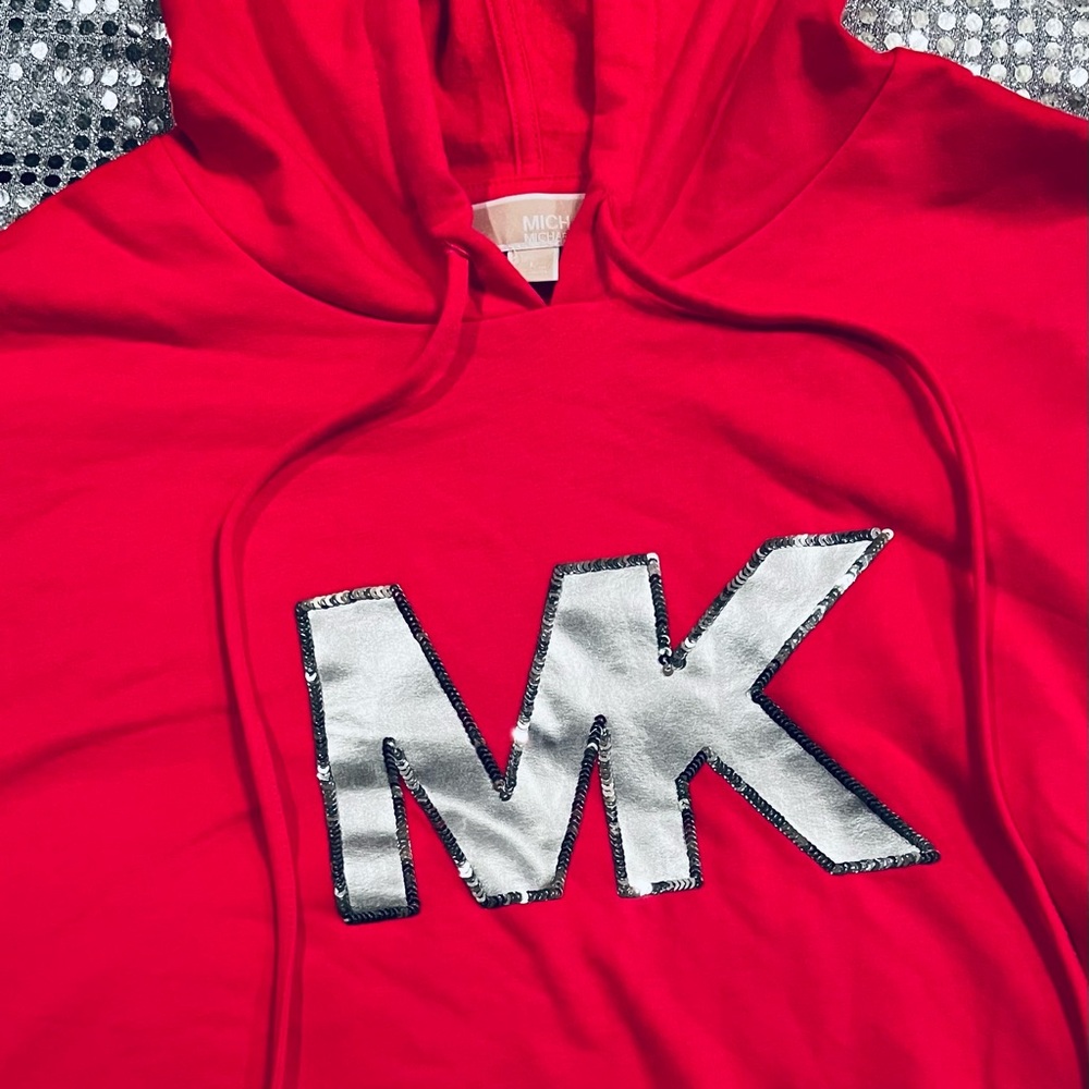 Michael Kors Hot Pink pullover hoodie